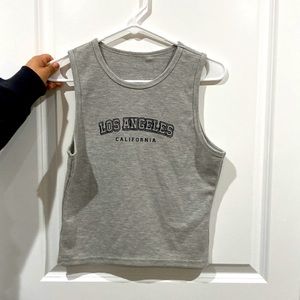 Letter Graphic tank top